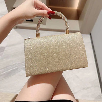 Dixies Diamond Bow Crossbody Clutch